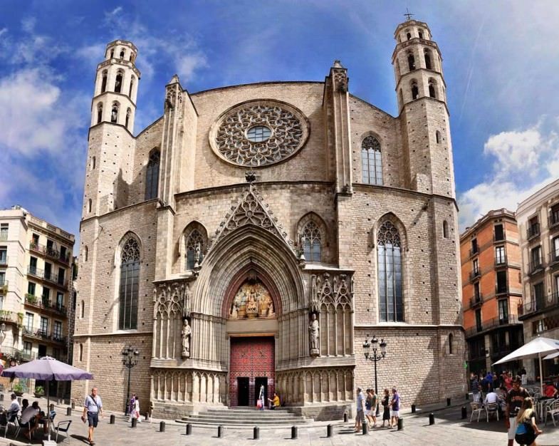 Basílica famosa de Barcelona