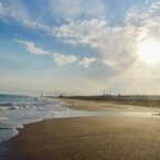 La playa perfecta cerca del aeropuerto