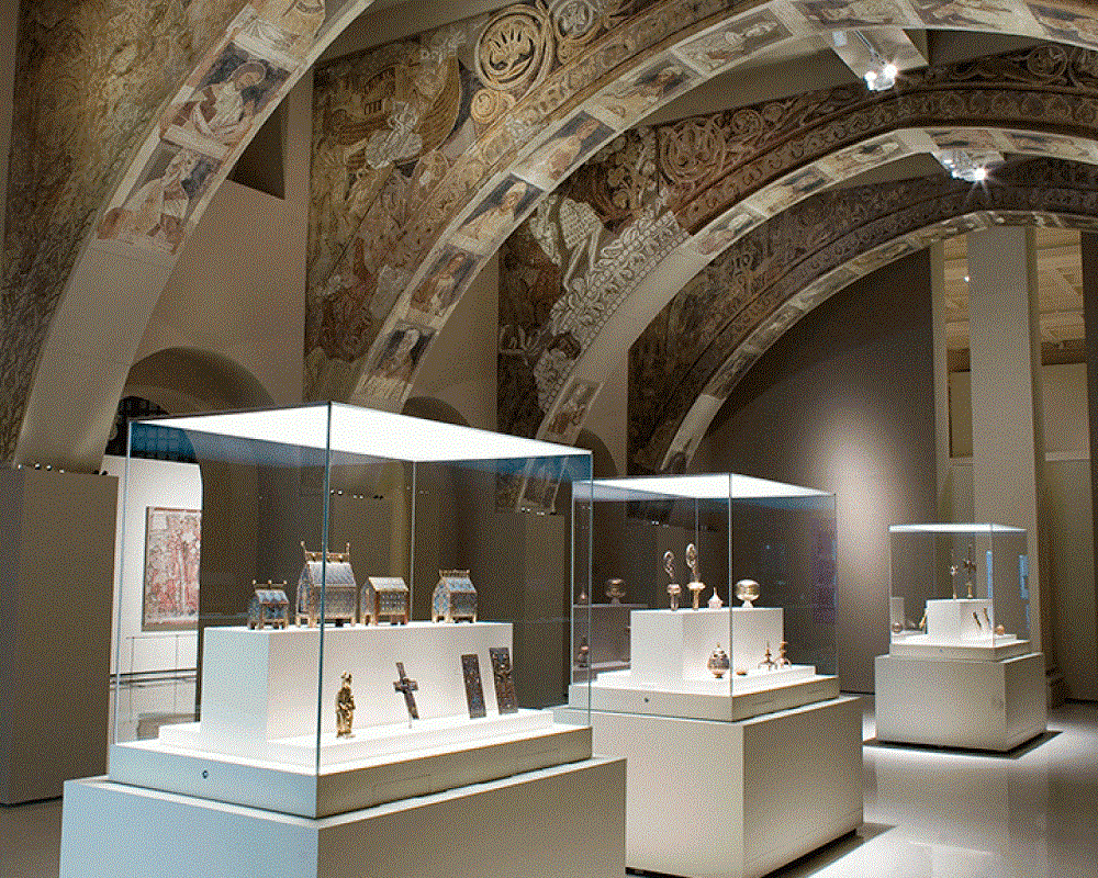 Museos gratis en Barcelona, interior del museo Nacional de artes de Cataluña