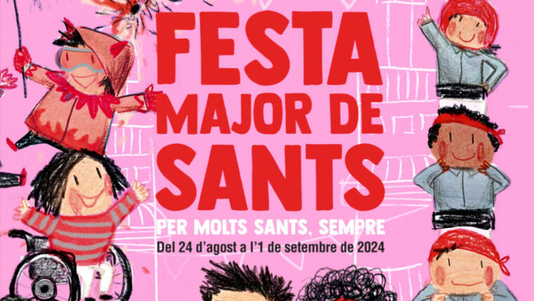 Fiestas de Sants cartel