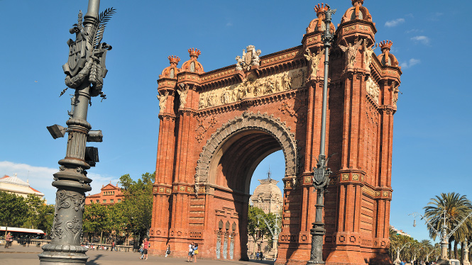 arco de triunfo barcelona