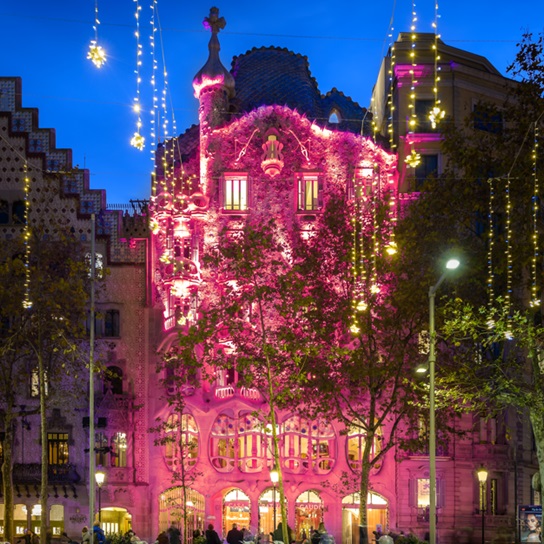 Casa Batlló luces Navidad