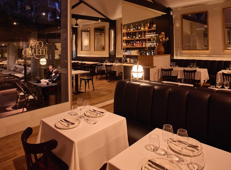 Interior del restaurante